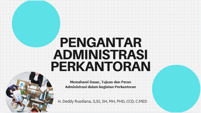 Modul 1 Pengantar Administrasi Perkantoran