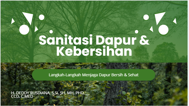 Sanitasi Dapur